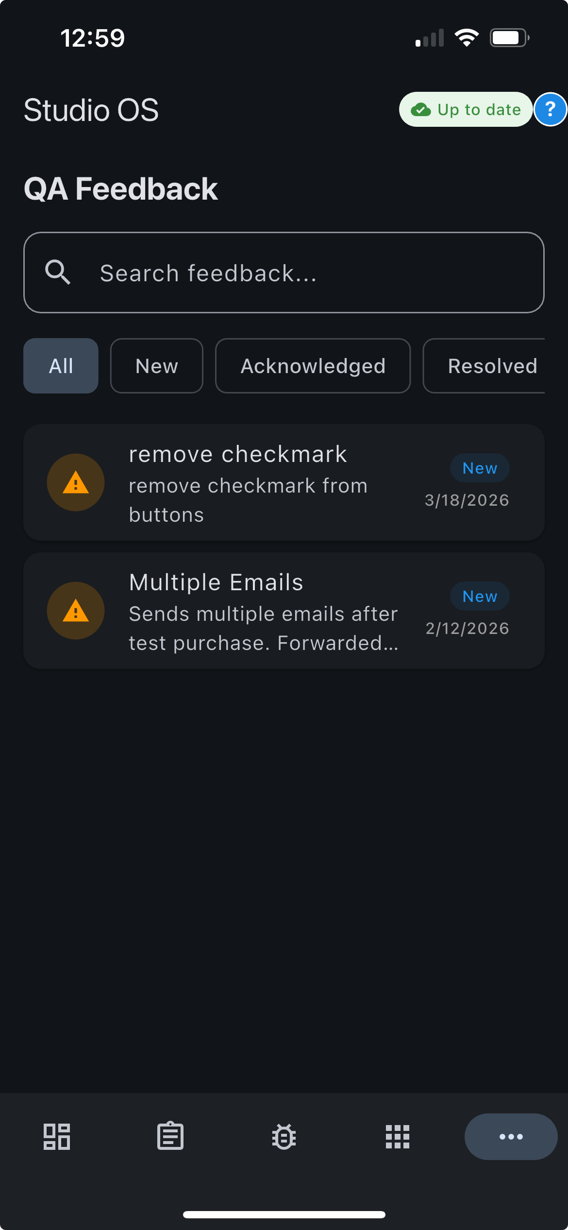 Studio OS iPhone screenshot
